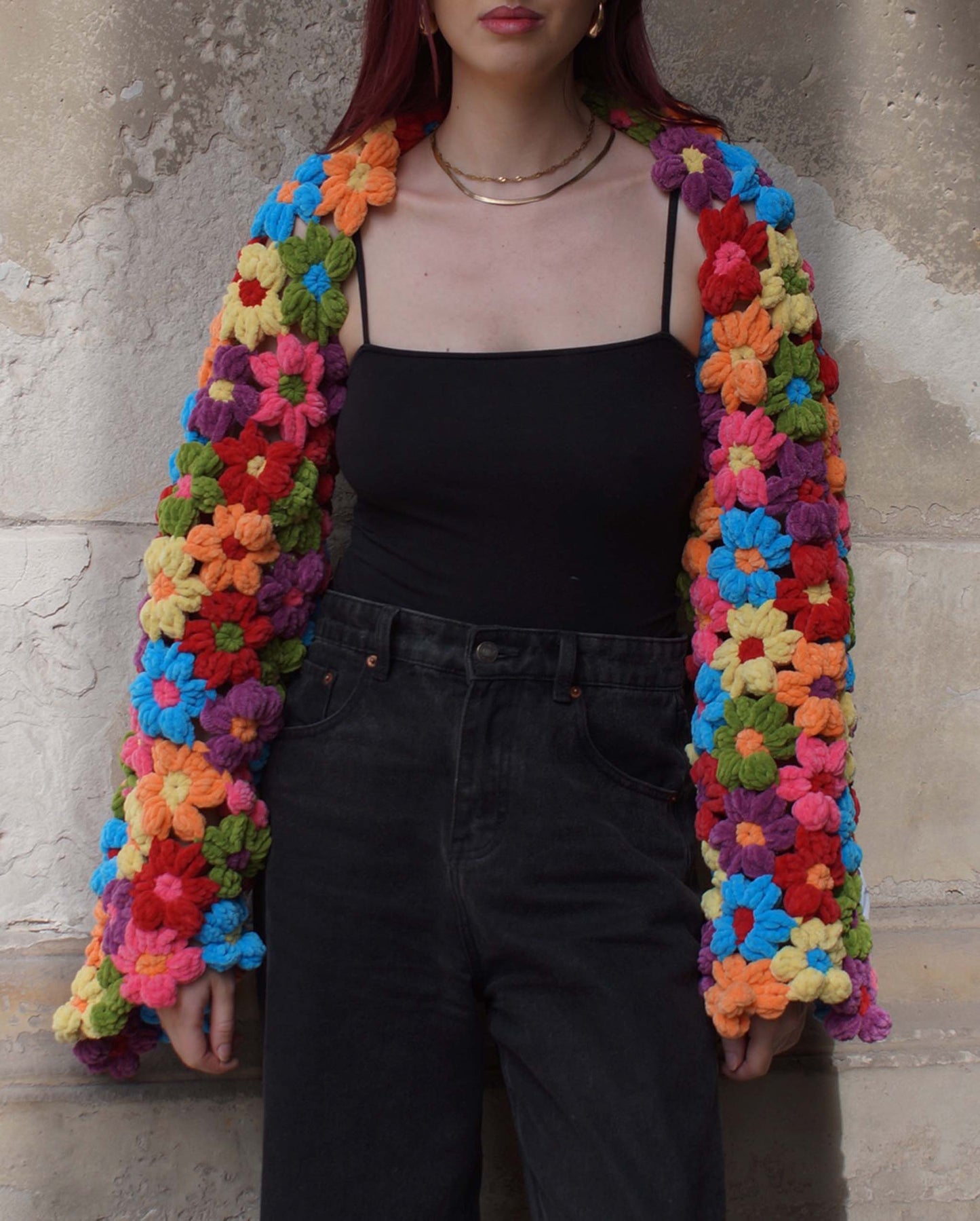 BOLERO CARDIGAN BLOOM - MULTICOLOR